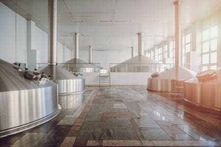 An empty brewery