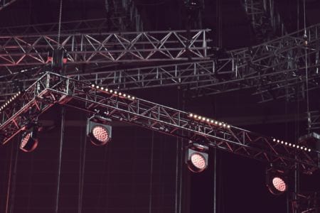 Installation of equipment at a live event