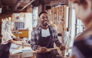 Engineering Apprenticeship - happy at work